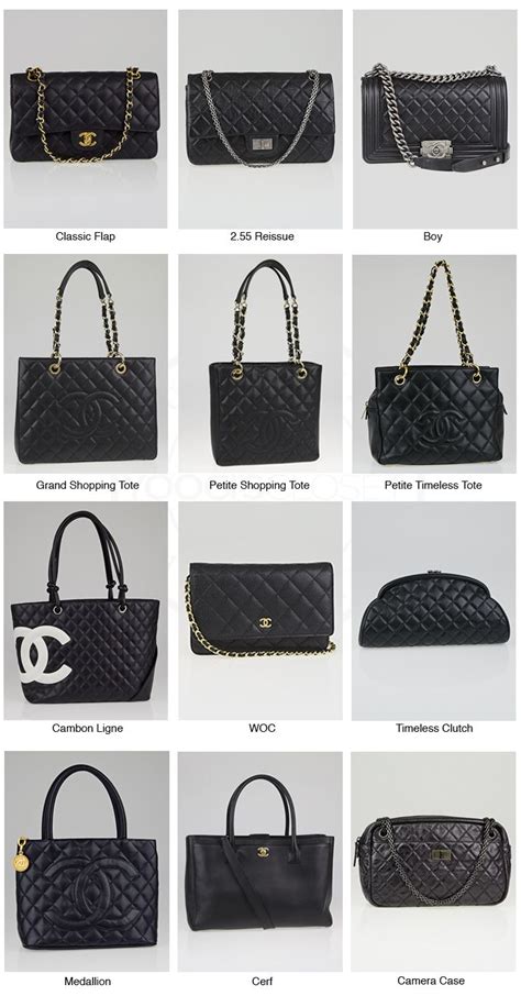 all chanel bags design|chanel bag catalogue.